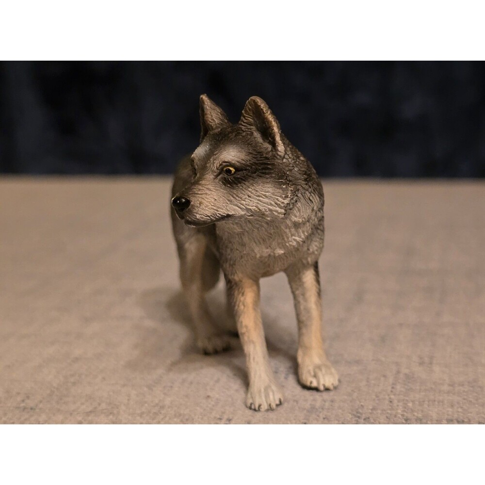 2008 Schleich  Adult Grey Wolf - RETIRED #14605